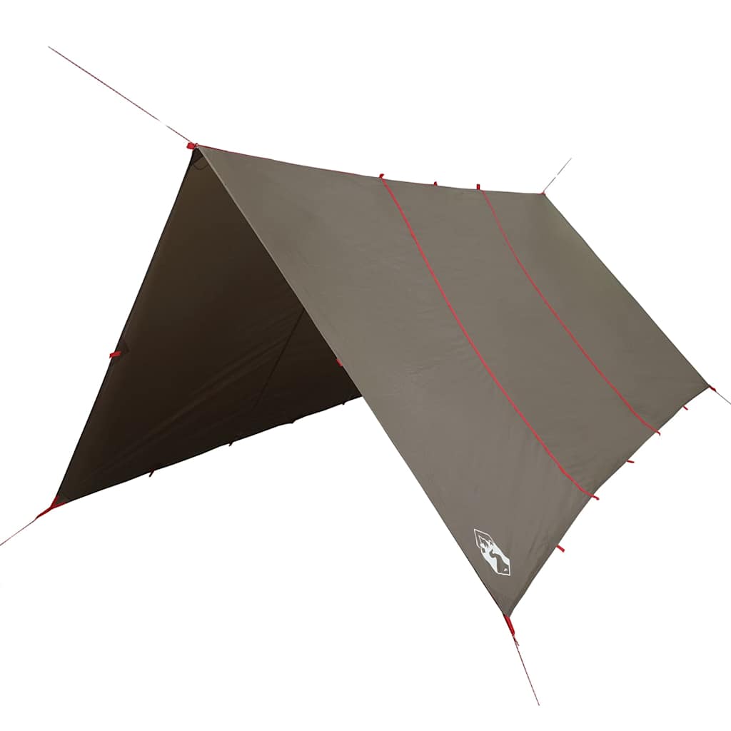 Kampeerluifel waterdicht 451x420 cm bruin
