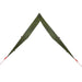 Kampeerluifel waterdicht 451x420 cm camouflage