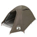 Koepeltent 2-persoons waterdicht bruin
