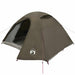Koepeltent 3-persoons waterdicht bruin