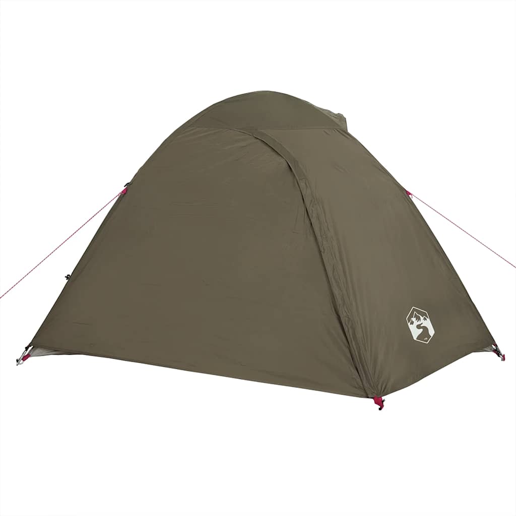 Koepeltent 3-persoons waterdicht bruin