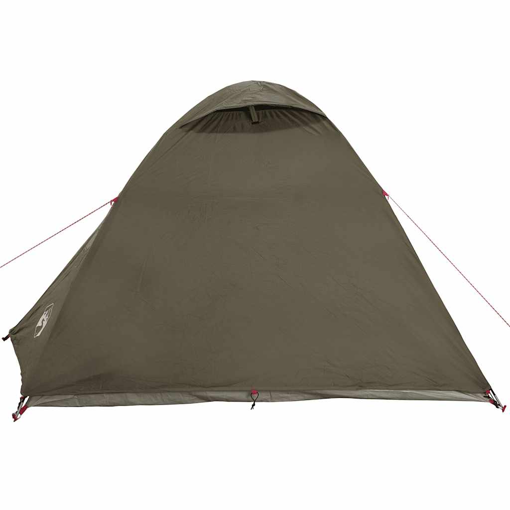 Koepeltent 3-persoons waterdicht bruin