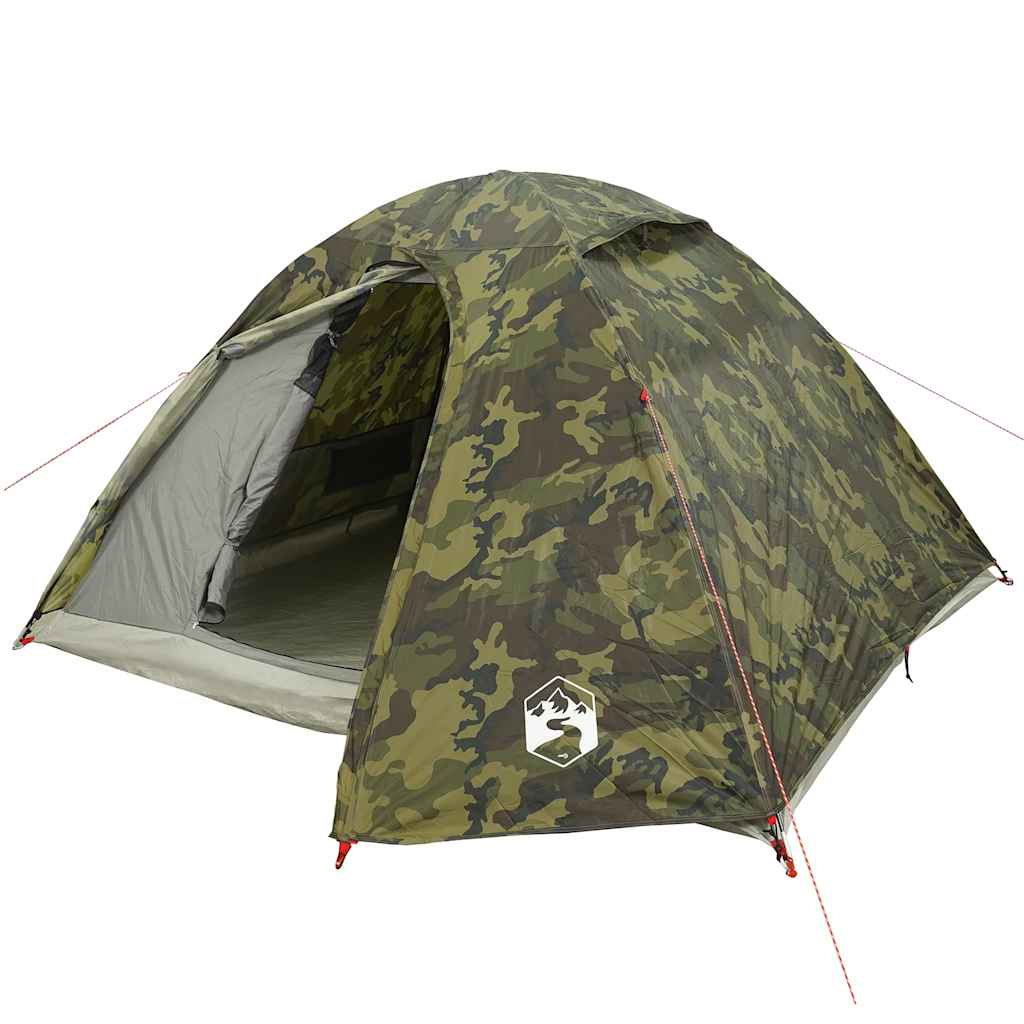 Koepeltent 3-persoons waterdicht camouflage