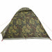Koepeltent 3-persoons waterdicht camouflage