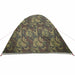 Koepeltent 3-persoons waterdicht camouflage