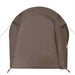 Tunneltent 2-persoons waterdicht bruin