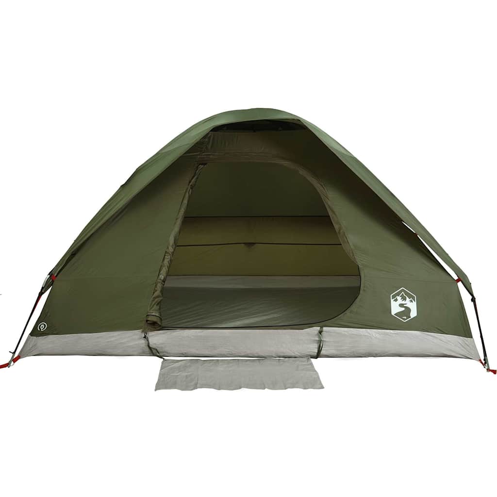 Koepeltent 2-persoons waterdicht olijfgroen