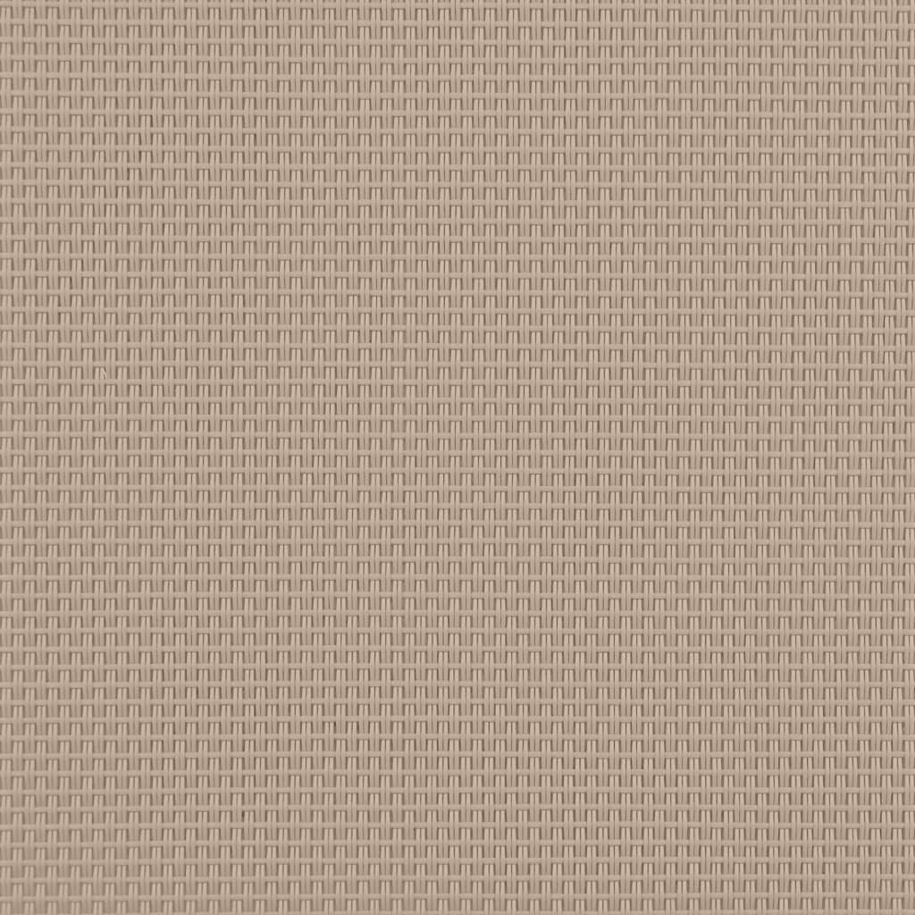 Ligbed met tafel massief acaciahout en textileen taupe