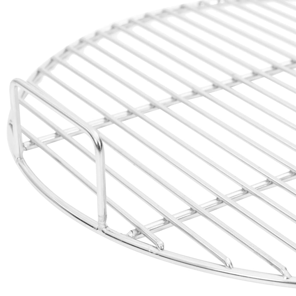 Barbecuerooster met handgrepen rond Ø44,5 cm 304 roestvrijstaal