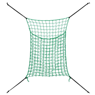 Hooinetten 2 st 90x60 cm rechthoekig polypropeen groen