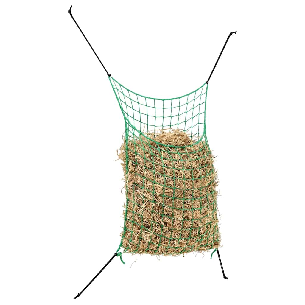 Hooinetten 2 st 90x60 cm rechthoekig polypropeen groen