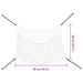 Hooinetten 2 st 90x60 cm rechthoekig polypropeen wit