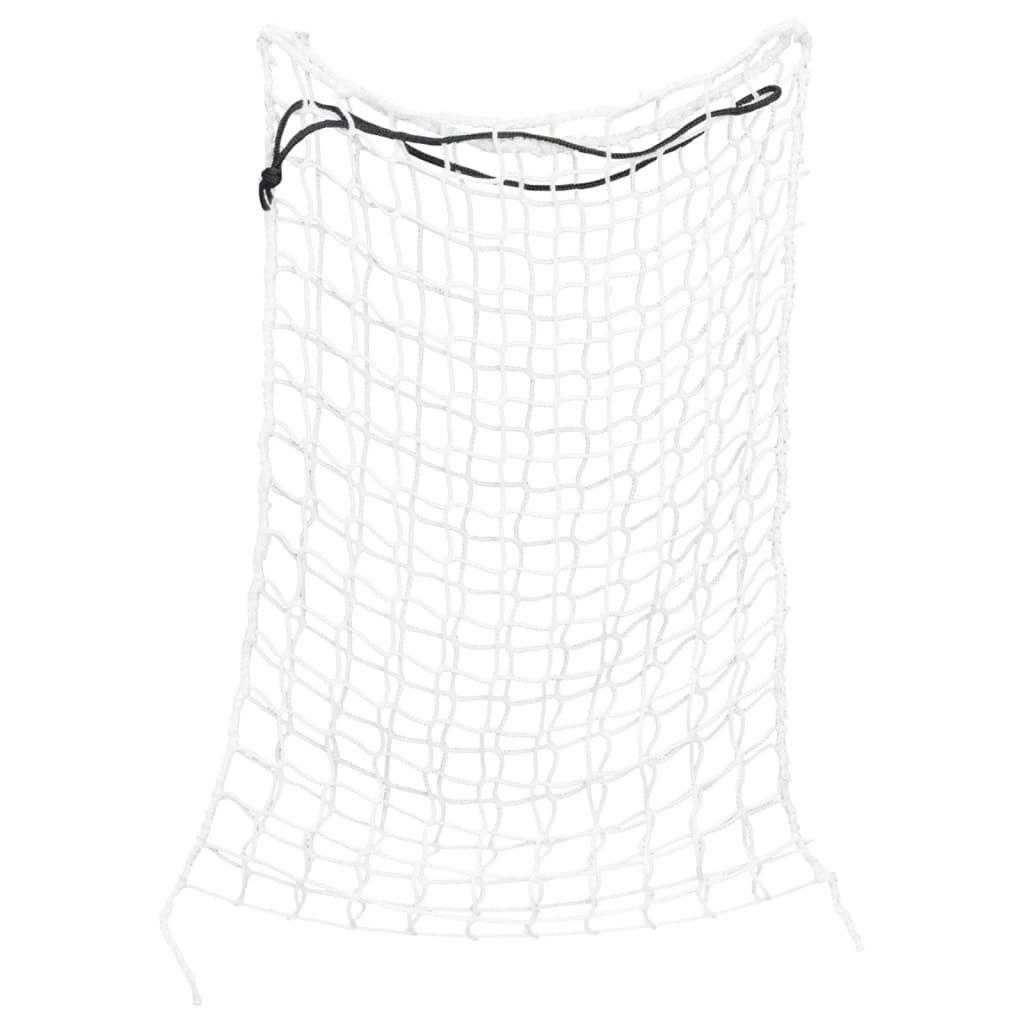 Hooinetten 2 st 75x50 cm rond polypropeen wit