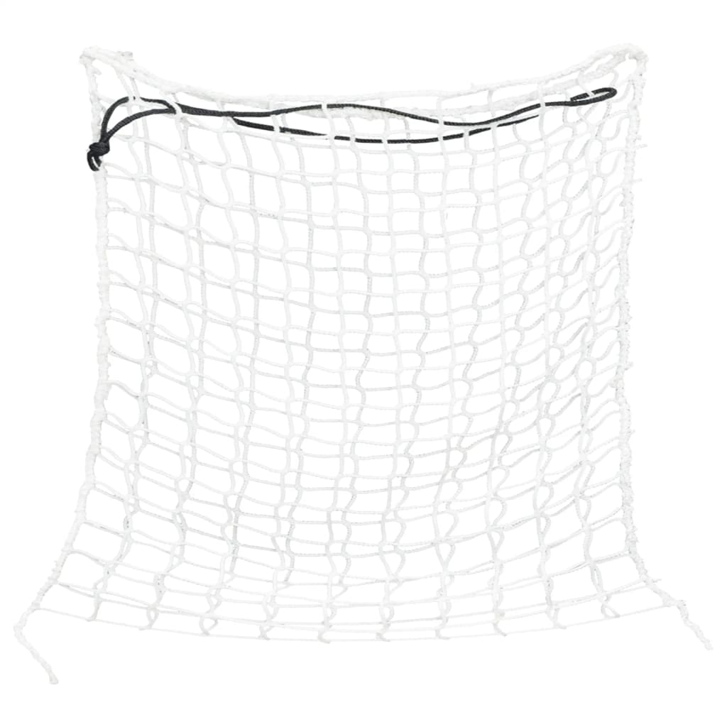 Hooinetten 2 st 75x75 cm rond polypropeen wit