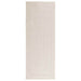 Vloerkleed ZIZUR room binnen en buiten 80x200 cm jute look