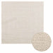 Vloerkleed ZIZUR room binnen en buiten 120x120 cm jute look