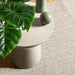 Vloerkleed ZIZUR room binnen en buiten 140x200 cm jute look