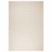 Vloerkleed ZIZUR room binnen en buiten 200x290 cm jute look