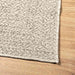 Vloerkleed ZIZUR room binnen en buiten 240x240 cm jute look