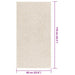 Vloerkleed ZIZUR room binnen en buiten 60x110 cm jute look