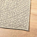 Vloerkleed ZIZUR room binnen en buiten 80x200 cm jute look