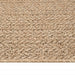 Vloerkleed ZIZUR beige binnen en buiten 60x110 cm jute look