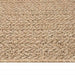 Vloerkleed ZIZUR beige binnen en buiten 80x250 cm jute look