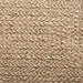 Vloerkleed ZIZUR beige binnen en buiten 120x120 cm jute look
