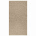 Vloerkleed ZIZUR beige binnen en buiten 80x150 cm jute look