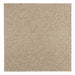 Vloerkleed ZIZUR beige binnen en buiten 120x120 cm jute look