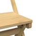 Eetkamerstoelen 4 st Corona inklapbaar grenenhout wasbruin