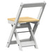 Eetkamerstoelen 4 st Corona inklapbaar massief grenenhout wit