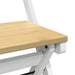 Eetkamerstoelen 4 st Corona inklapbaar massief grenenhout wit