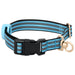 Hondentuigje met riem en halsband verstelbaar L blauw