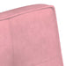 Bankje 110x74x84 cm fluweel roze