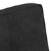 Bankje 110x74x84 cm fluweel zwart