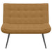 Bankje 110x74x84 cm fluweel bruin