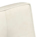 Bankje 110x74x84 cm fluweel crèmekleurig