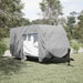 Caravanhoes 460x250x220 cm vliesvlies grijs