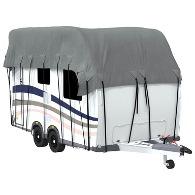 Caravan dakbedekking 500x300 cm vliesvlies grijs