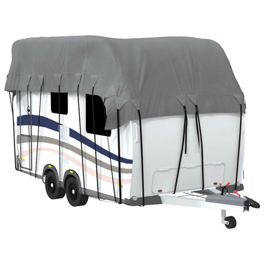 Caravan dakbedekking 600x300 cm vliesvlies grijs