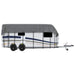 Caravan dakbedekking 700x300 cm vliesvlies grijs