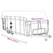 Caravan dakbedekking 700x300 cm vliesvlies grijs