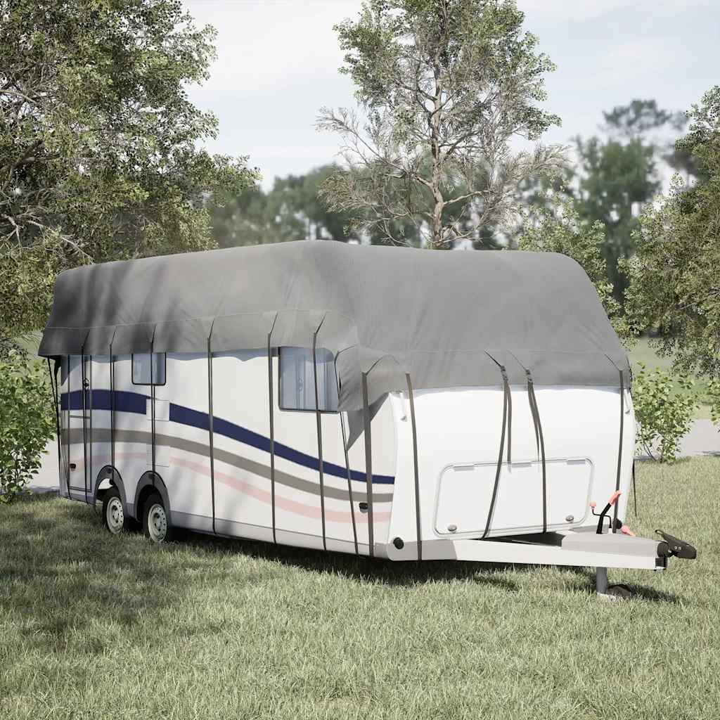 Caravan dakbedekking 800x300 cm vliesvlies grijs