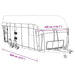 Caravan dakbedekking 800x300 cm vliesvlies grijs