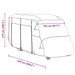 Camperhoezen 610x235x275 cm vliesvlies grijs