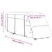 Camperhoezen 730x235x275 cm vliesvlies grijs