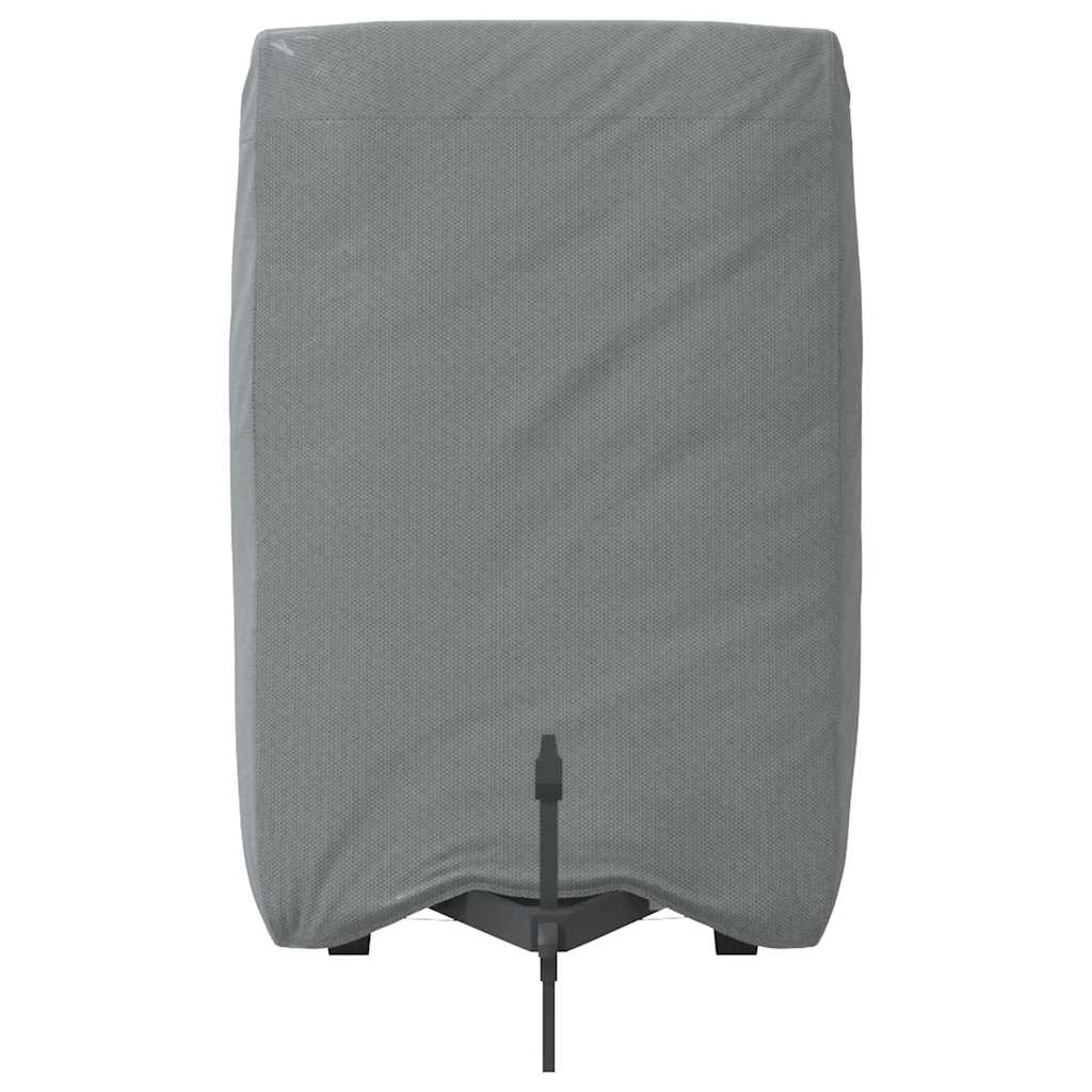 Paardentrailerhoes 334x148x230 cm vliesvlies grijs