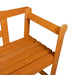Tuinbank met opslag Bruin 119 x 44 x 76 cm Massief grenenhout