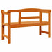 Tuinbank met opslag Bruin 119 x 44 x 76 cm Massief grenenhout